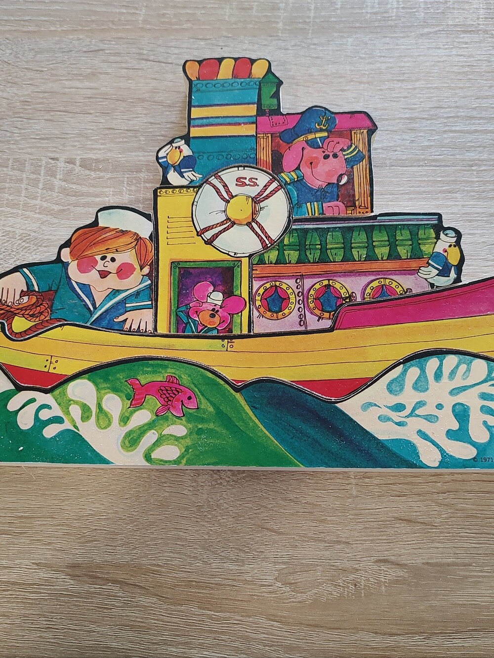 1971 Sears Roebuck and Co Boat Puzzle